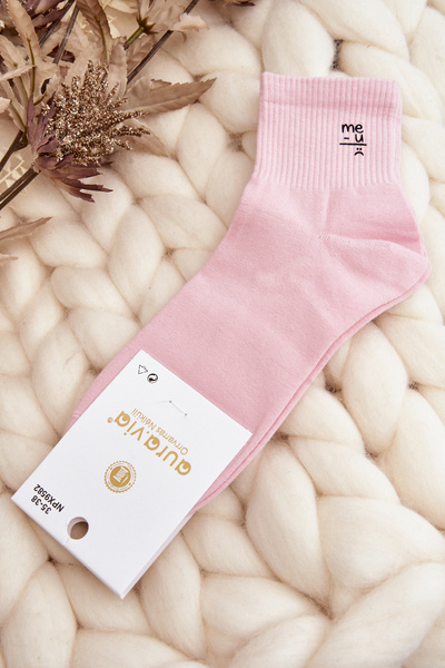Women's Cotton Socks Pink