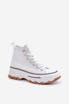 White Platform High Top Women's Sneakers Valvia