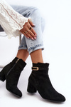 Women's Low Heel Boots Black Verice