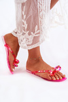 Women's Rubber Flip Flops Pink Monise