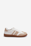Women's Low Eco Leather Sneakers Beige Dorvalia