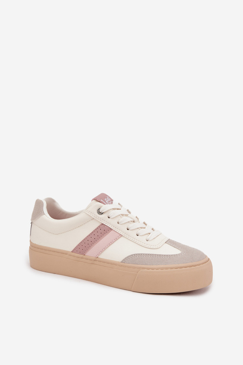 Damskie Sneakersy Zgaszona Biel LEE AILANI WOMEN LOW 50253004.02A