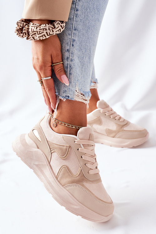 Women’s Sport Shoes Sneakers Beige Bethell