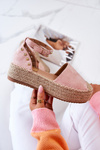 Espadrilles Sandals With Jets Pink Lillian