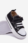 Children's Velcro Sneakers Black Obidana