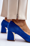 Blue Stelloria High Heel Pumps