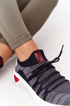 Buty Sportowe Memory Foam Big Star Ciemnoszare HH274532 
