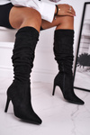 Women's High Boots On High Heel Black Dynamic