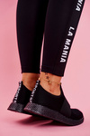 Women's Sport Shoes Slip On Black La Fiesta