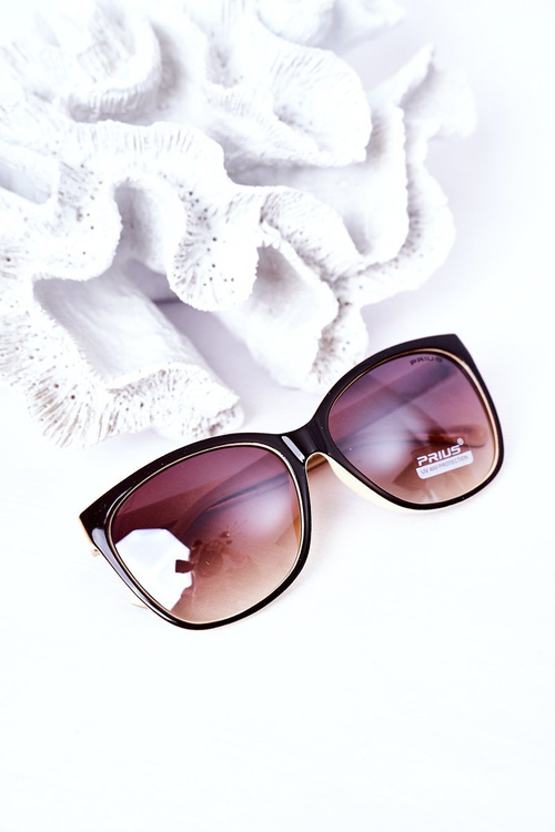 Women's Sunglasses Brown-Beige Ombre