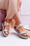 Women's Platform Sandals Espadrilles Gold Sarabel