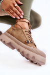 Suede Sport Shoes Big Star KK274511 Beige