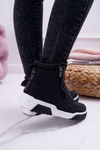 Women's Sports Shoes Big Star High Black EE274221