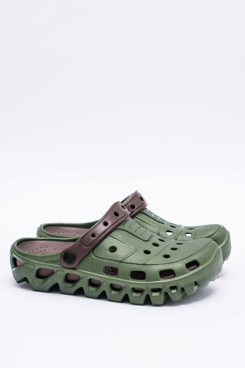 Green Men's Garden Lightweight Flip Flops Kroks Eva