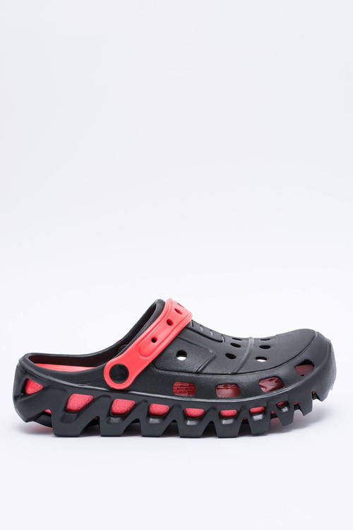 Black Men's Garden Lightweight Flip Flops Kroks Eva