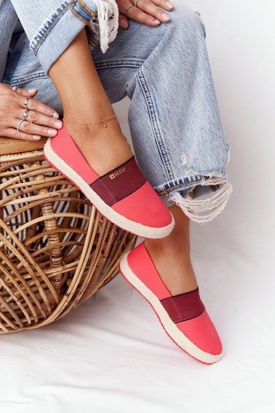 Espadryle Pleciona Podeszwa Big Star Czerwone HH274478