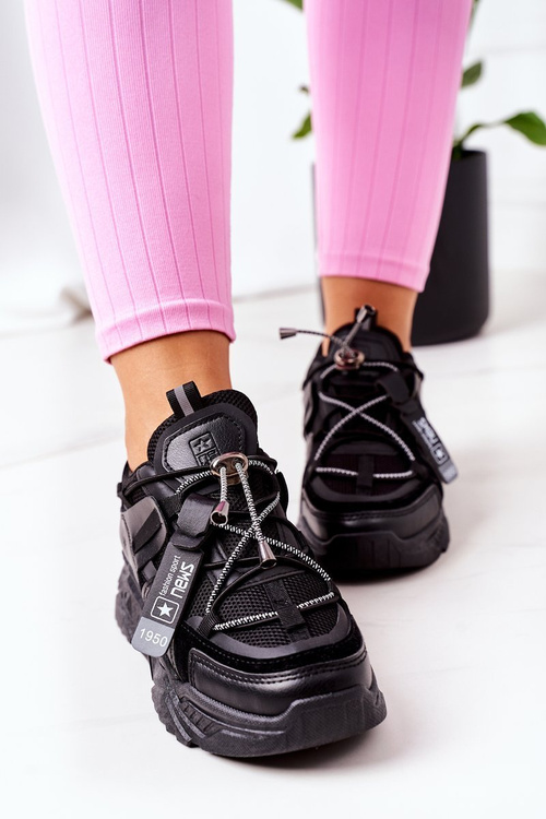 Women's Sport Shoes Sneakers Black Far Away