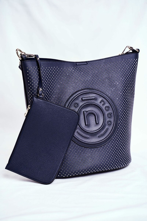 Women's Bag Nobo Shopper Bag Navy Blue NBAG-I4240-C013