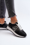 Buty Sportowe Sneakersy Damskie Czarne Daisee PC192