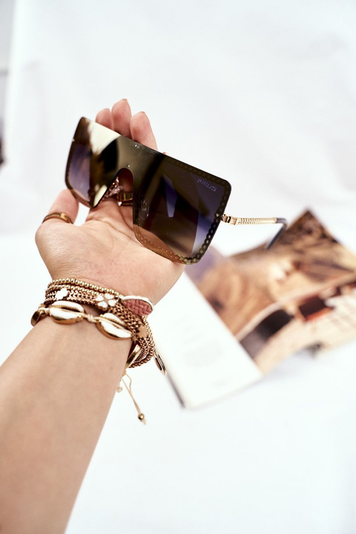 Women's Sunglasses Prius PRE-12 Brown Gradient Chain