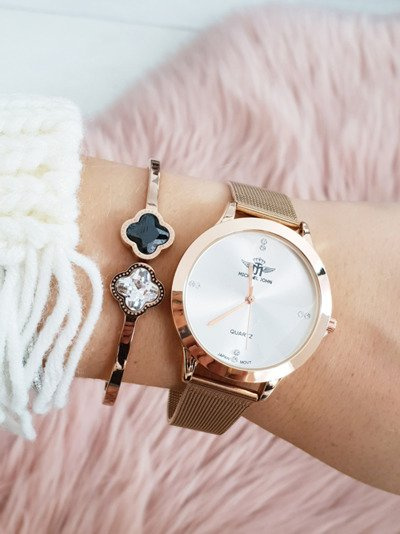 Women's Michael John Ferri Watch Pink Gold