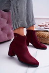 Women's Heeled Boots Sergio Leone Maroon BT520