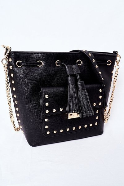 Messenger Bag On A Chain NOBO K4090 Black