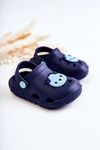 Children's Slippers Kroks Bear Befado 159X110 Navy Blue