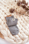 Women's Ribbed Socks pressure-free Light gray