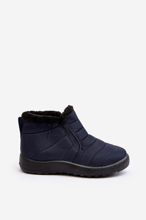 Lined Low Women's Snow Boots Navy Enmore