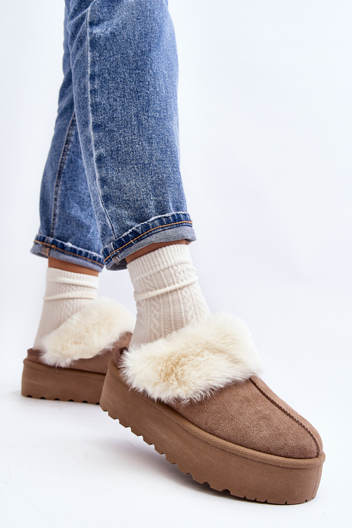 Women's Snow Boots with Thick Sole Khaki Starlyn