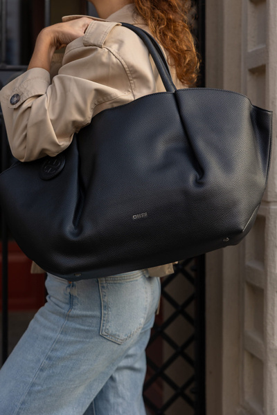 Large Women's Shopper Bag Big Star SS574005 Black