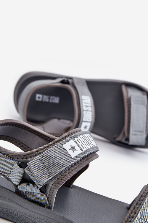 Sport Men's Sandals Big Star HH174843 Gray