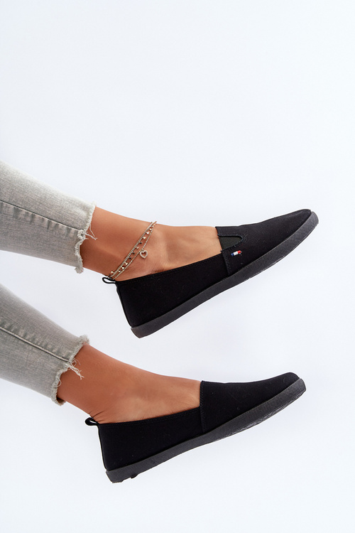 Women's Black Slip-On Sneakers Adrancia