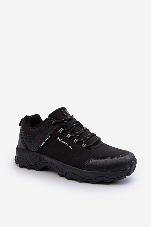 Men's Black Trekking Shoes McBraun