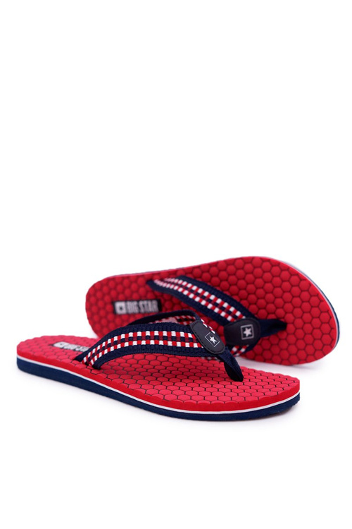 Women's Flip Flops Big Star DD274A252 Red