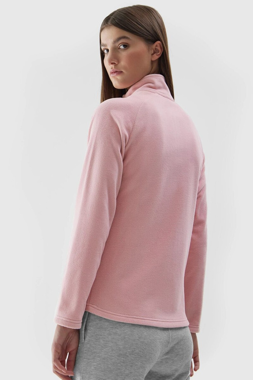 Polar With Stand-Up Collar 4F Regular Women's 4FAW23TFLEF146-65S Pink