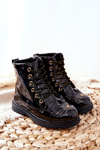 Insulated Worker Boots with zip Black Mousie
