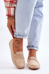 Women's Classic Suede Loafers Beige Ivana