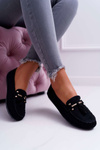 Women's Comfortable Black Sellar Moccasins