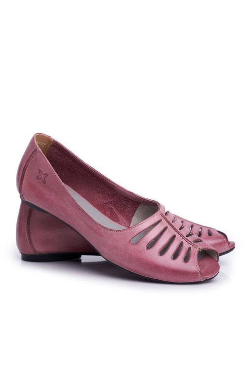 Ballerinas Women's Maciejka Leather Pink 03497-15