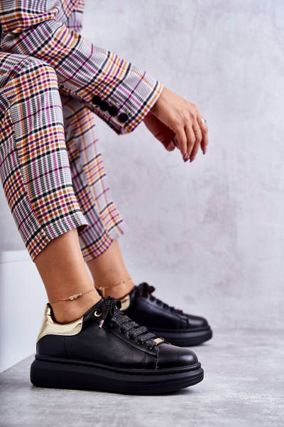Buty Sportowe Damskie Czarne GOE KK2N4073