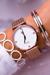 Women's Watch GG Luxe Wide Bracelet Rose Gold Viven