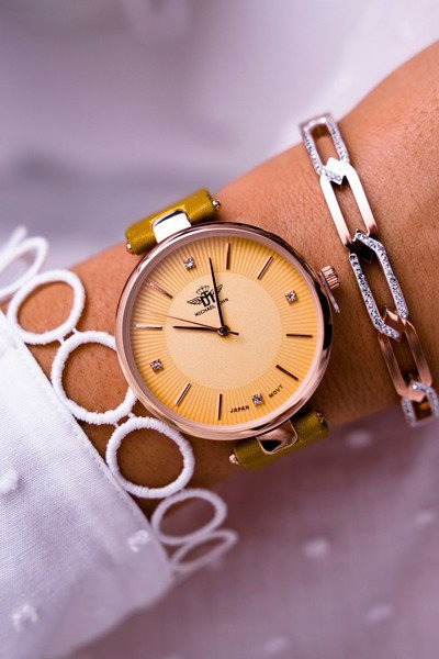 Women's Watch Michael John Mustard Narsen