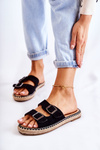 Classic Suede Women's Slippers Black Casilda