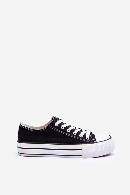 Low Classic Sneakers On Platform Black Jazlyn