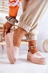 Slip-on Suede Espadrilles Pink Lesley