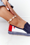 Women's Espadrilles Big Star HH276008 Navy-White