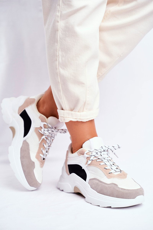 Women’s Sport Shoes Sneakers White Beige Mindanao