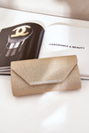 Elegant Clutch Bag With Glitter Gold Remiala